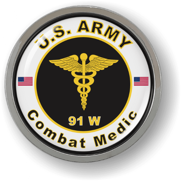 U.S. Army Combat Medic 3D Emblem